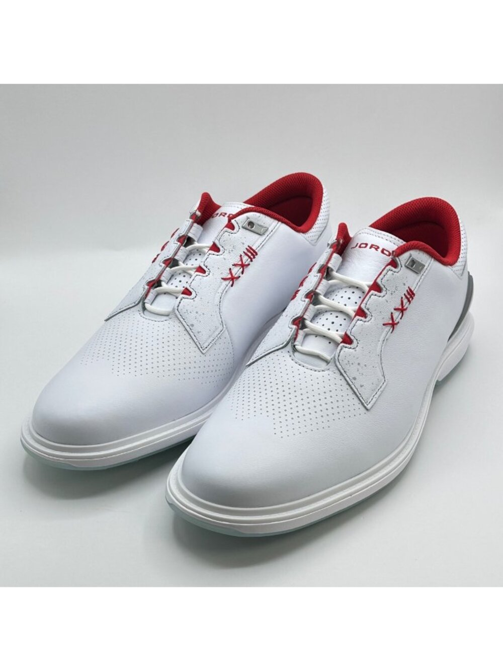 Men's Jordan Nike Air ADG 5 White Fire Red Metallic FQ6642-101 Size 12 NEW